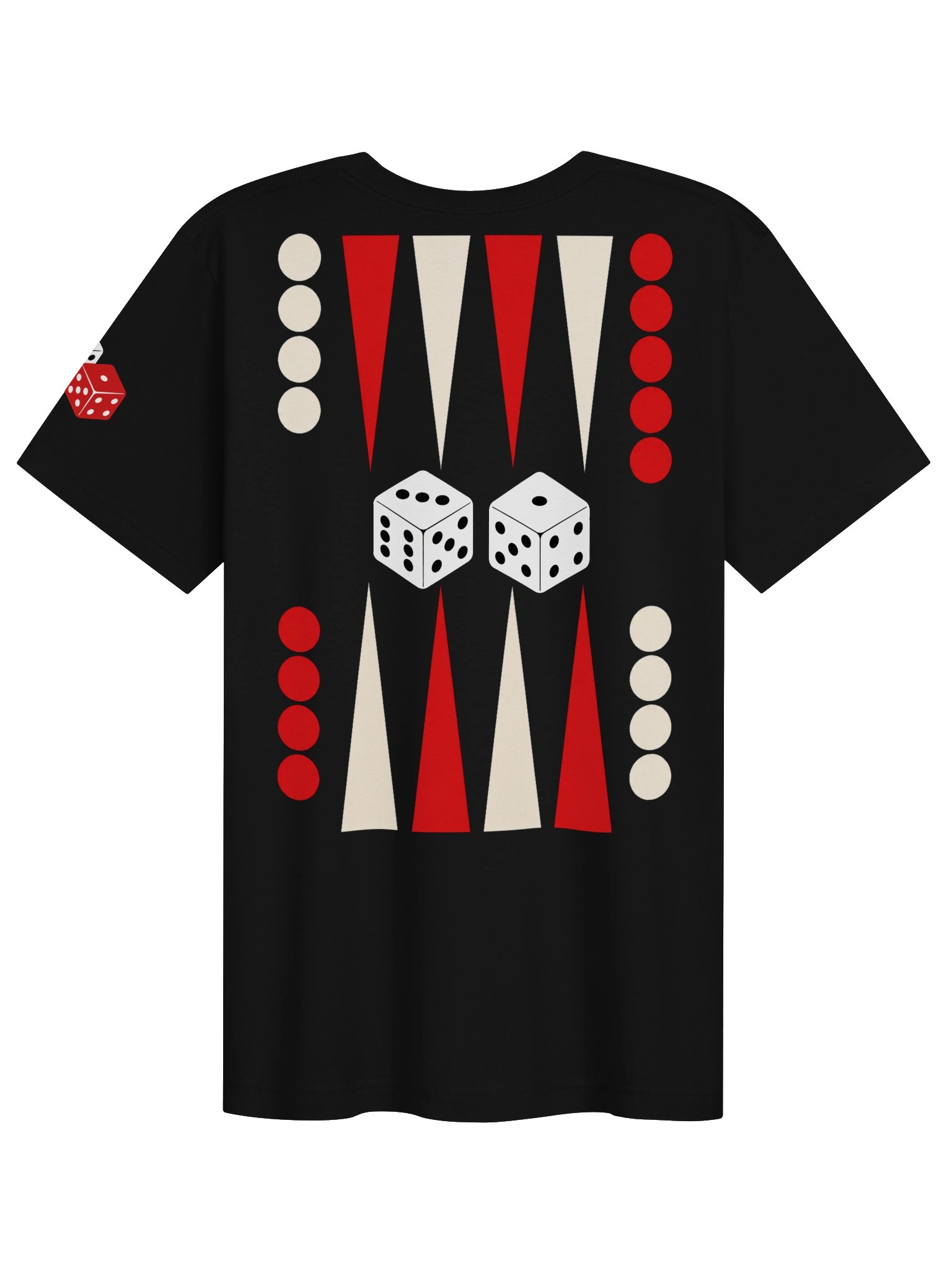 Dice Circle Graphic Tee Black product image (2)