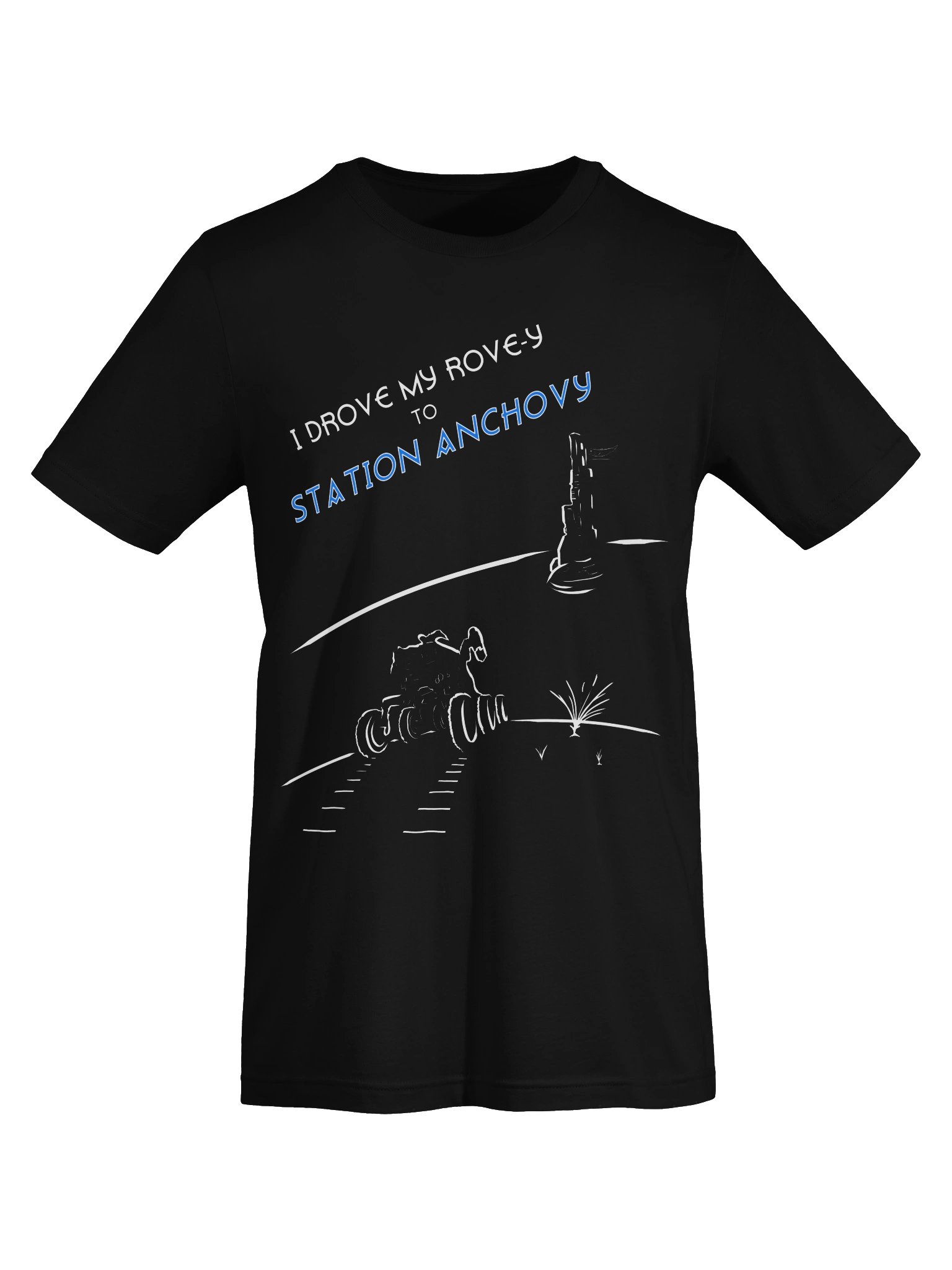 I Drove My Rove-y to Station Anchovy Tee product image (2)