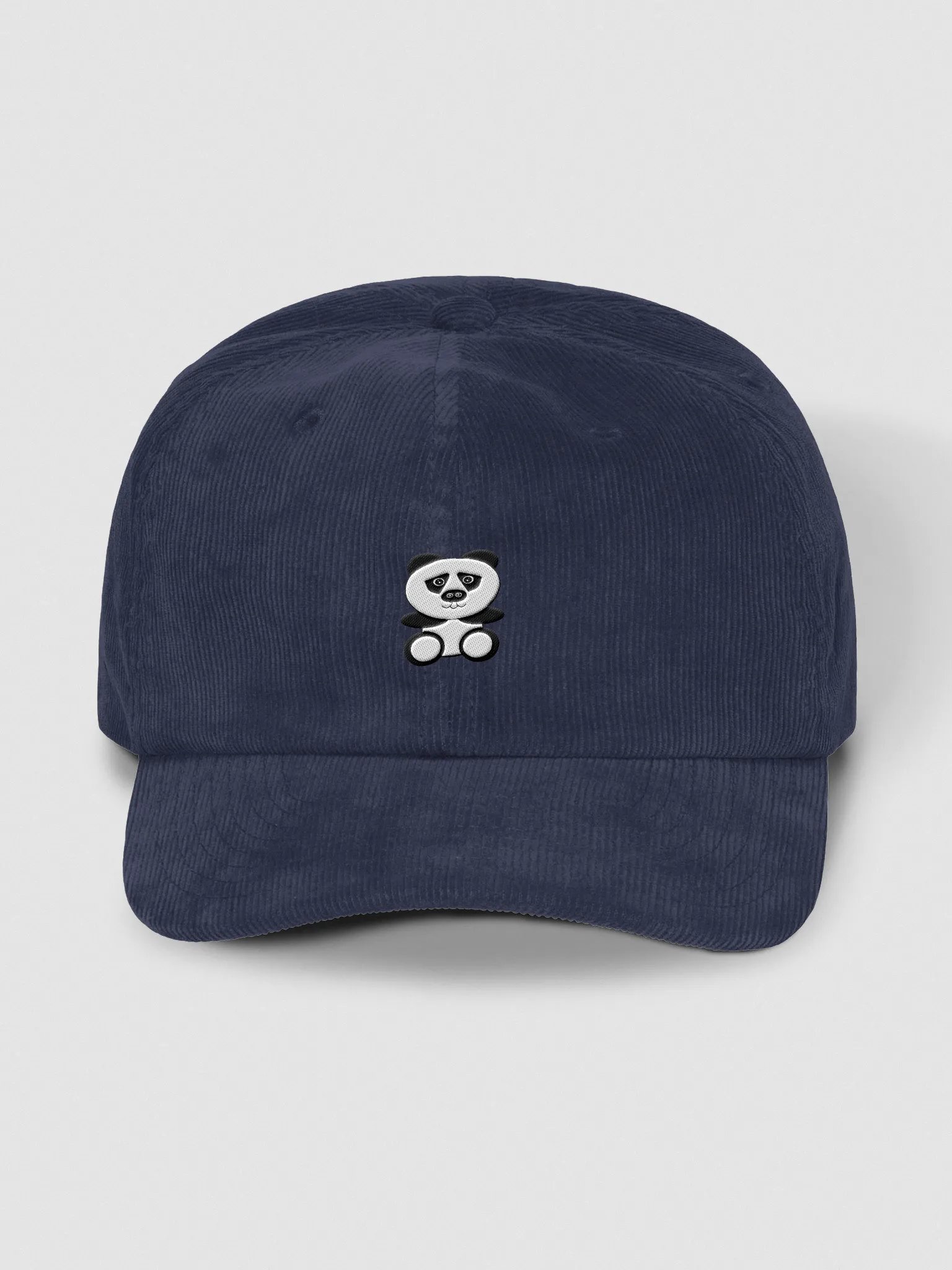 Whimsical Panda Corduroy Dad Hat product image (1)