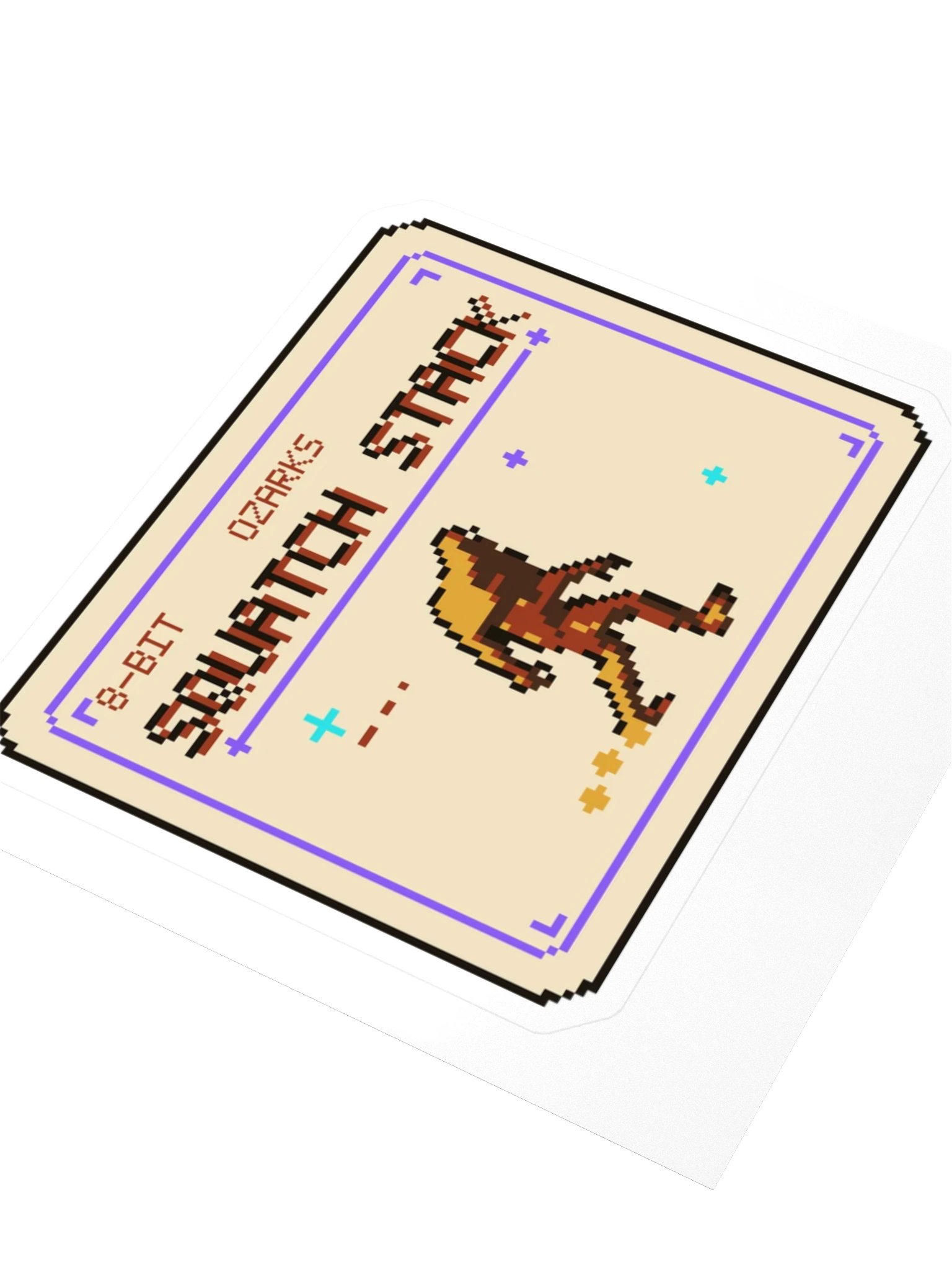 8-Bit Squatch Sticker product image (3)