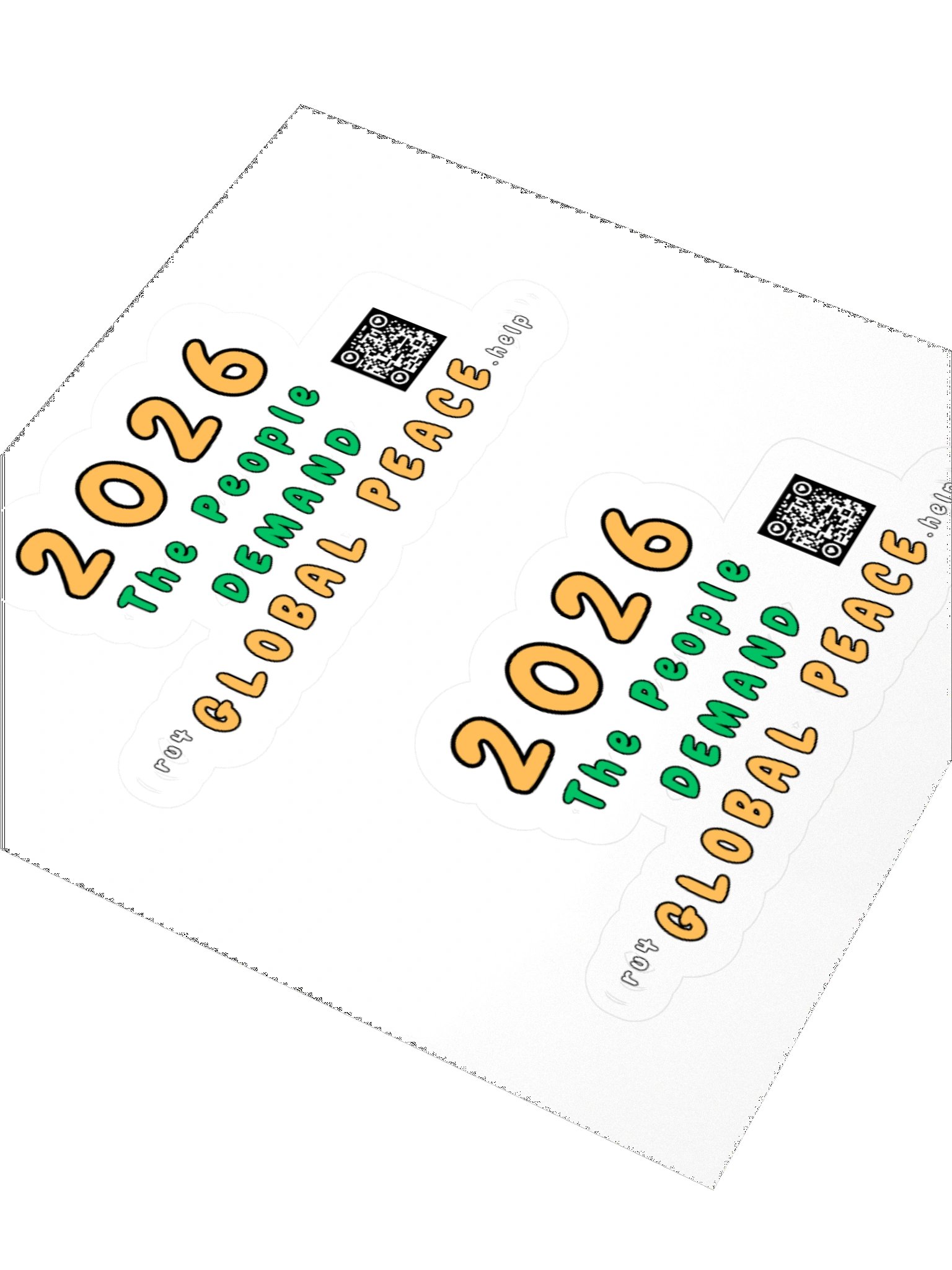 2026 Global Peace twin set Stickers product image (9)