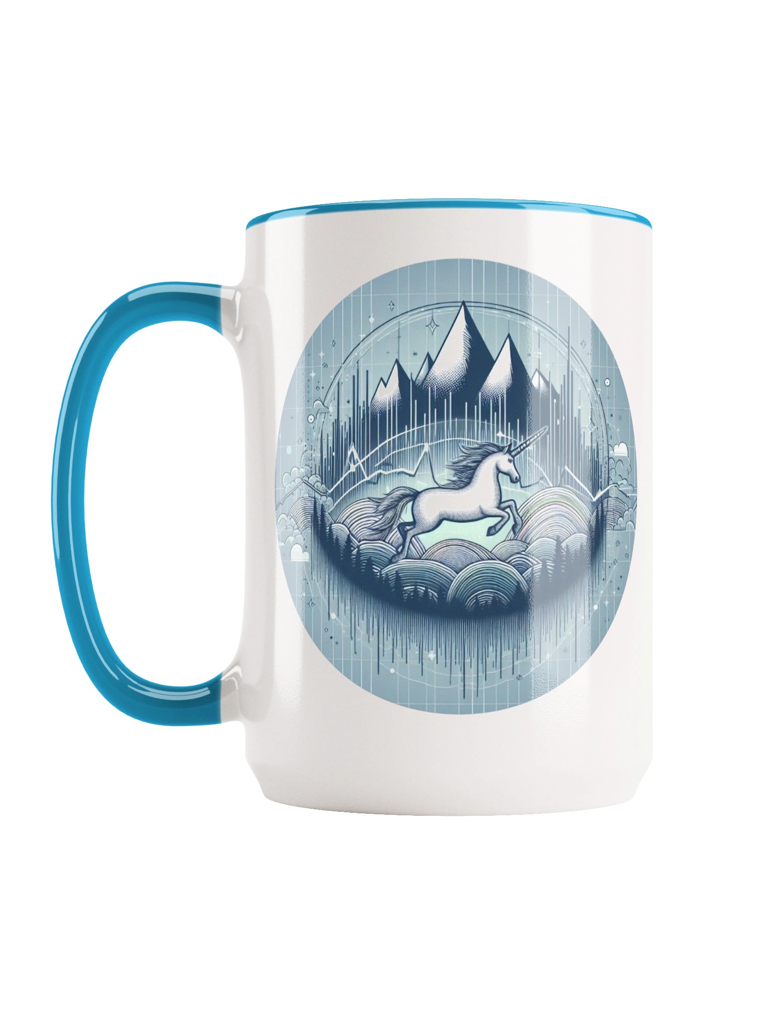 Unicorn Chasing Club - Blue logo product image (7)