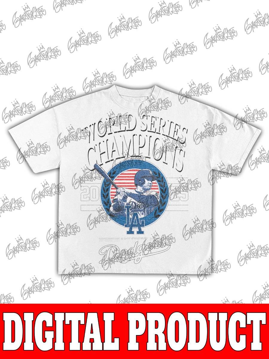Los Angeles Dodgers 2025 World Series Player Action Graphic product image (2)