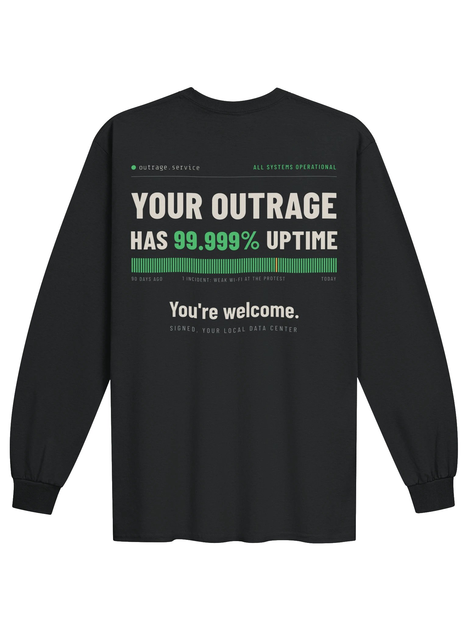 Stop Building Data Centers! (Sign Online*) - Long Sleeve product image (5)