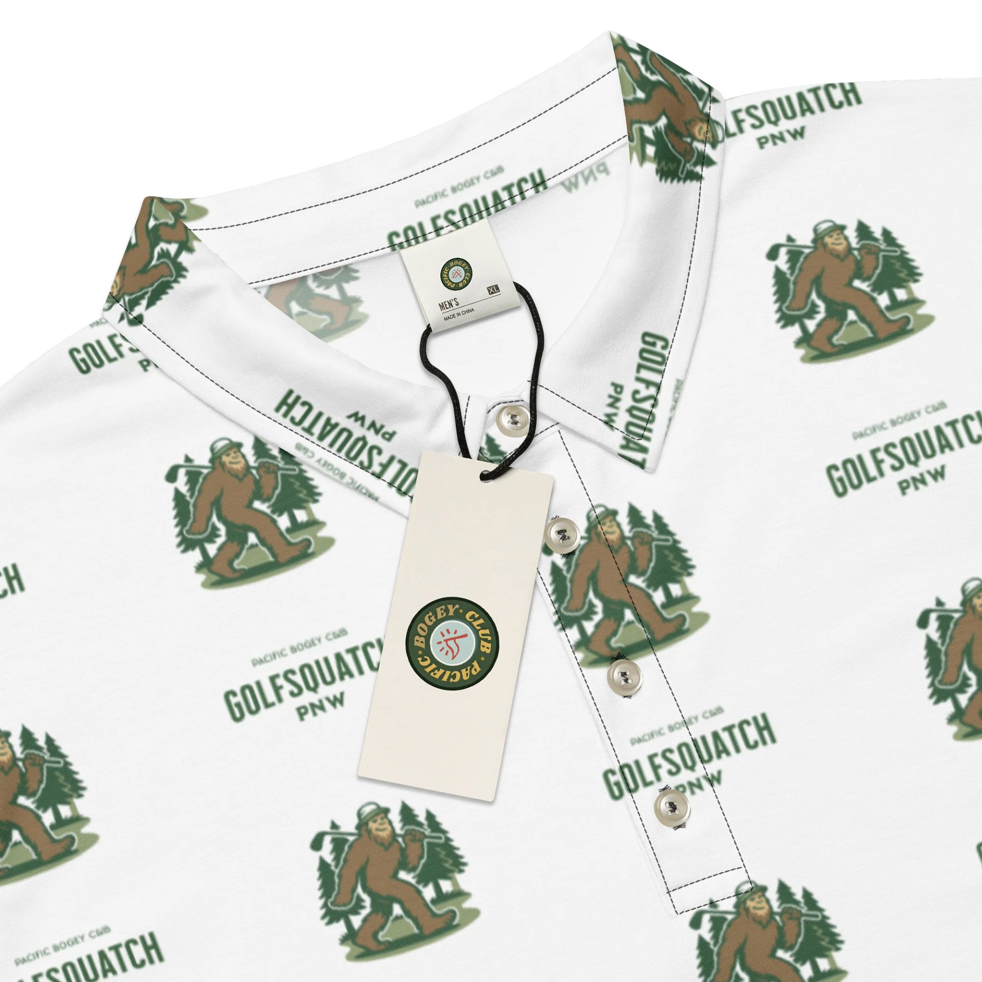 GolfSquatch Patterned Slim-Fit Polo product image (2)