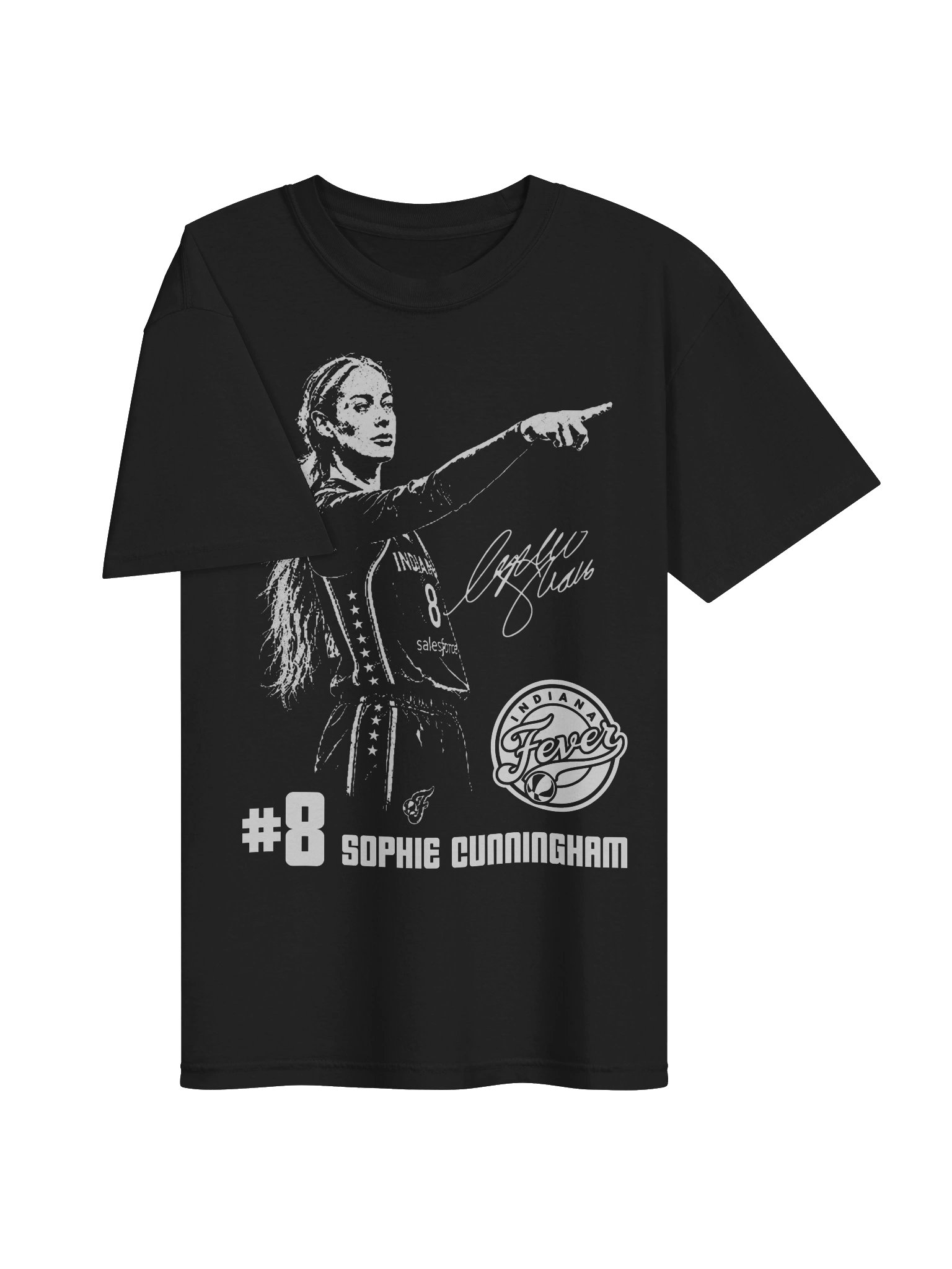 Sophie Cunningham Point Signature Basketball Shirt – Women’s Hoops Fan Tee product image (6)