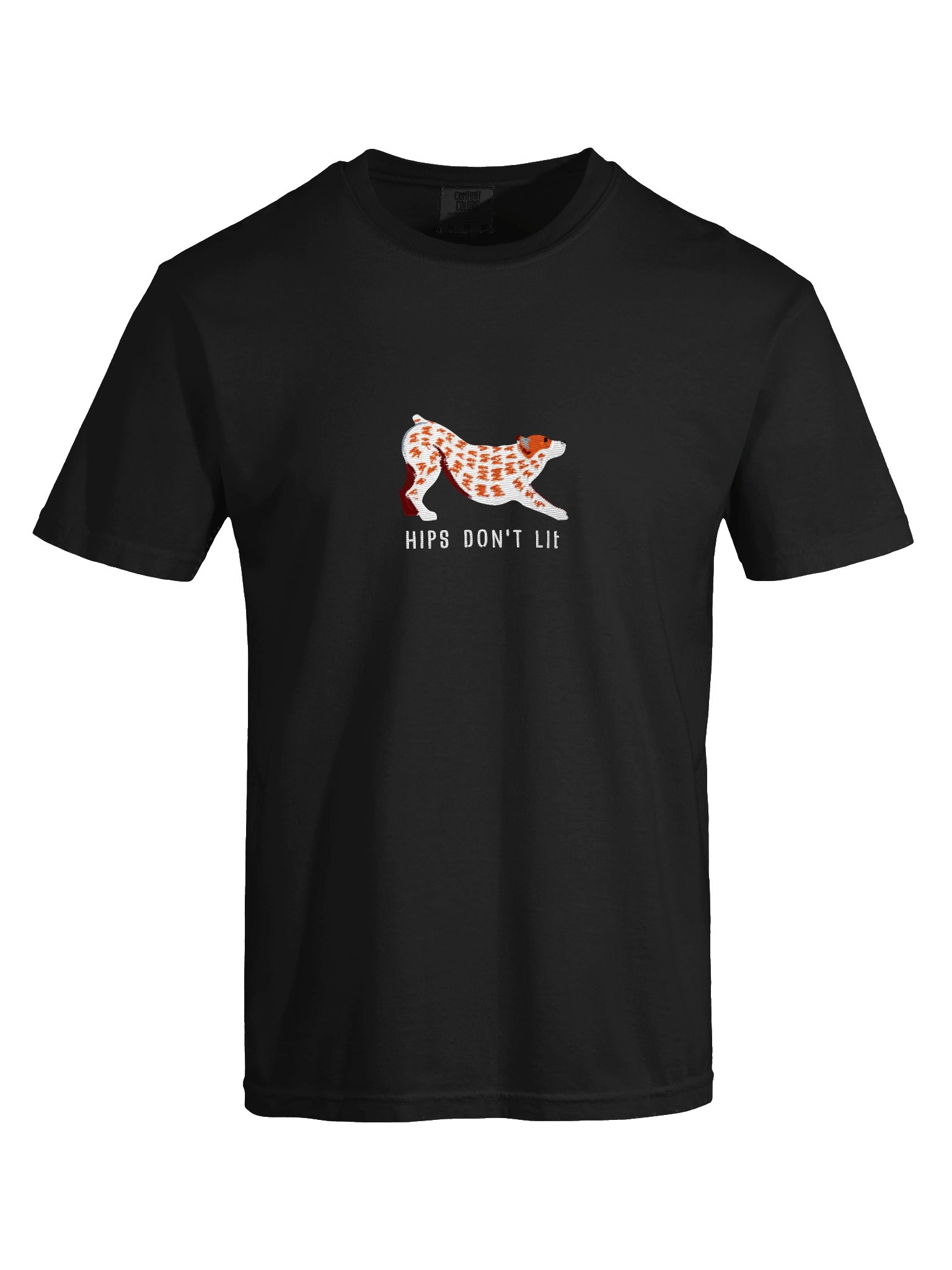 Hips Don't Lie T-Shirt(Embroidered) of an Australian Cattle Dog(Red Heeler) product image (32)