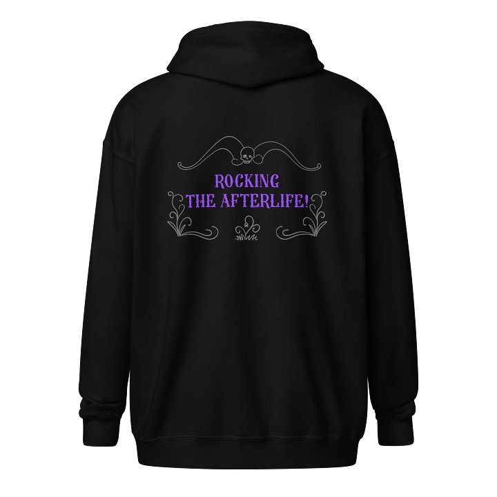 [UM} Bear Rocking the Afterlife - Unisex Graphic Zip Hoodie product image (1)