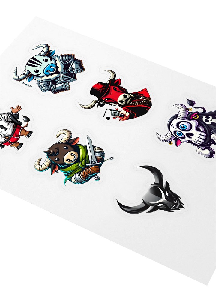 Bull Emote Sticker Pack product image (2)
