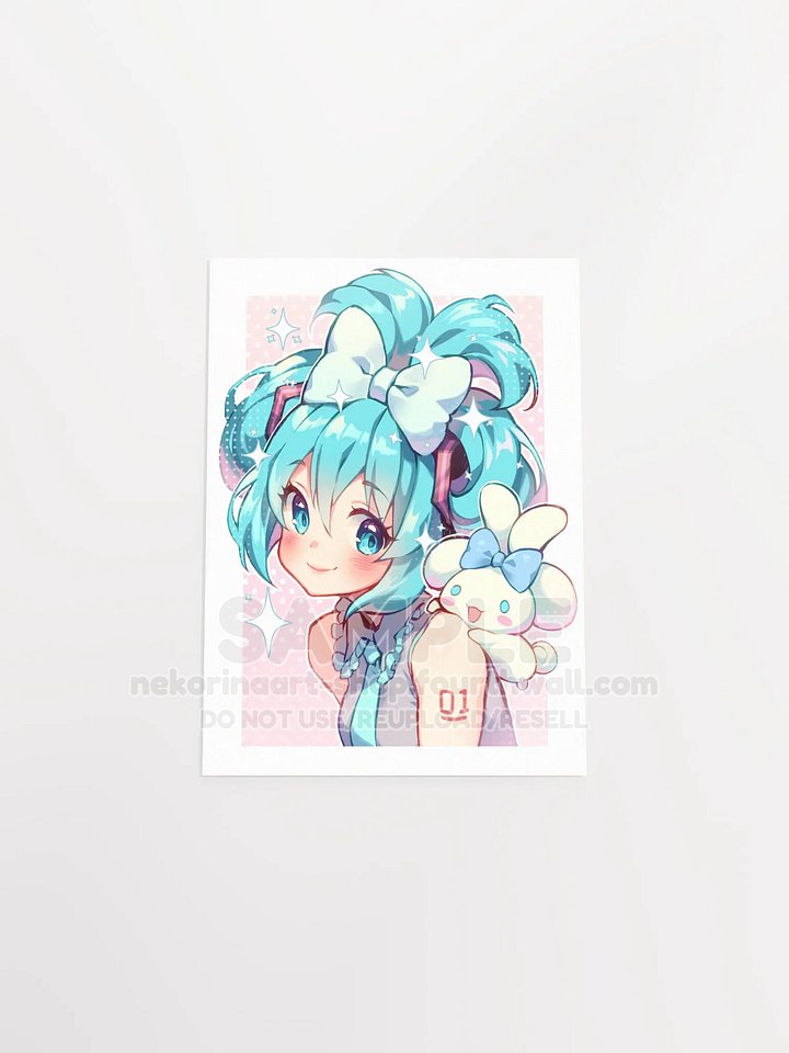 Double Bun Friends - Mini Print product image (1)