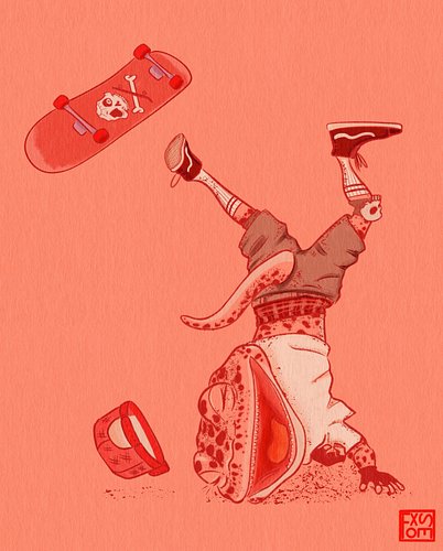 Just an old gecko illustration
.
.
.
#tittybats #30daysofcritters #skatefails #scorpion #mondogecko