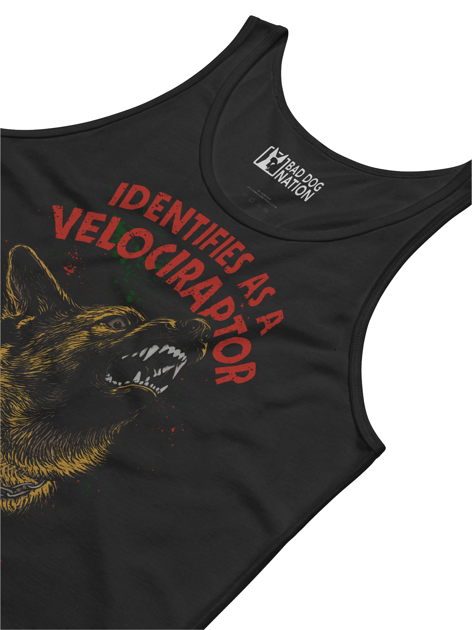 Identifies as a velociraptor - Premium Unisex Tank Top product image (5)