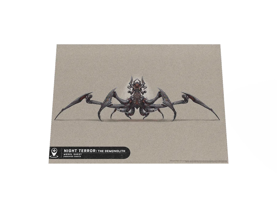 NIGHT TERROR: Demonolith Concept Art Print product image (3)