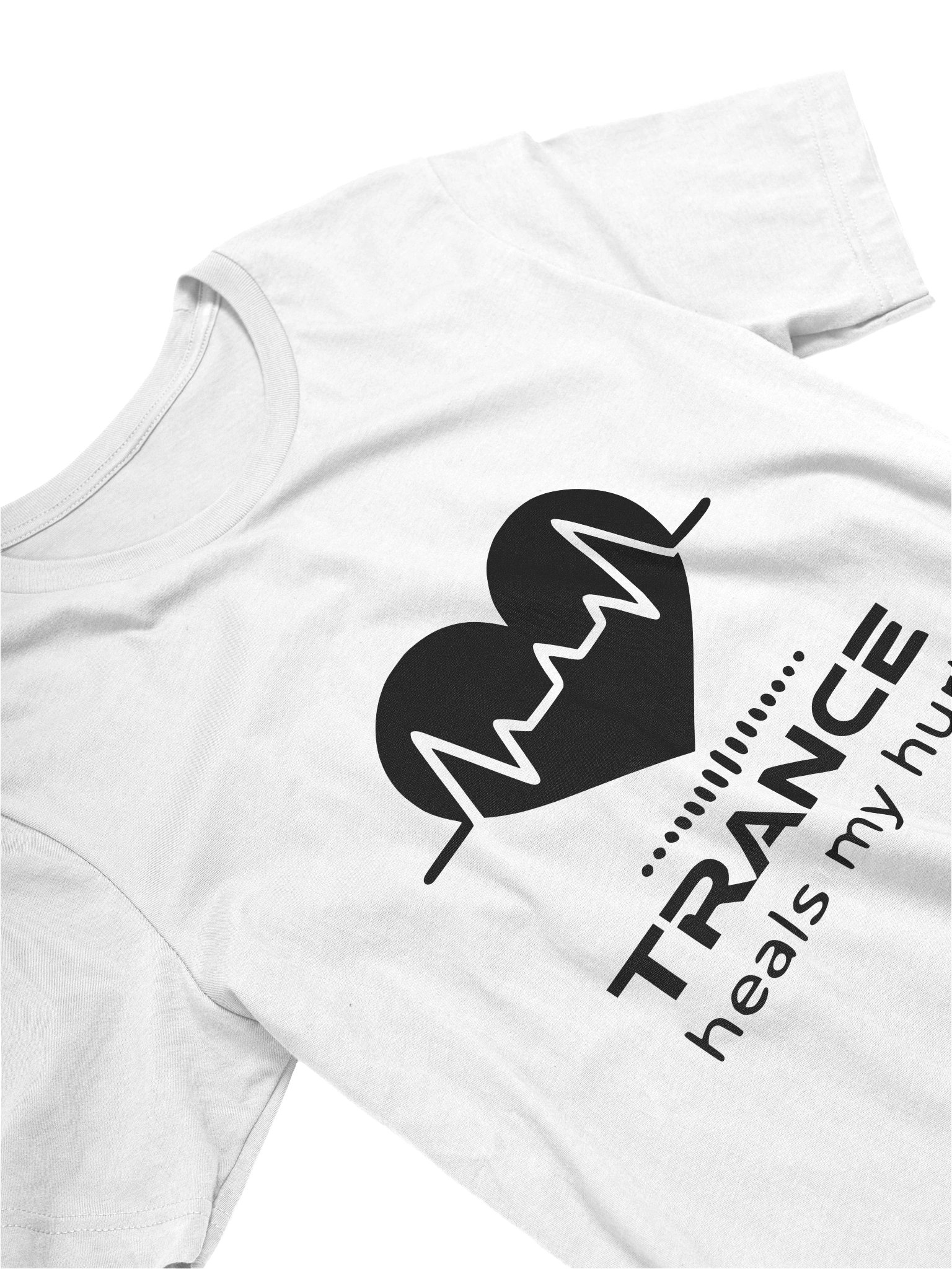 Trance heals my hurt color Black Logo product image (3)