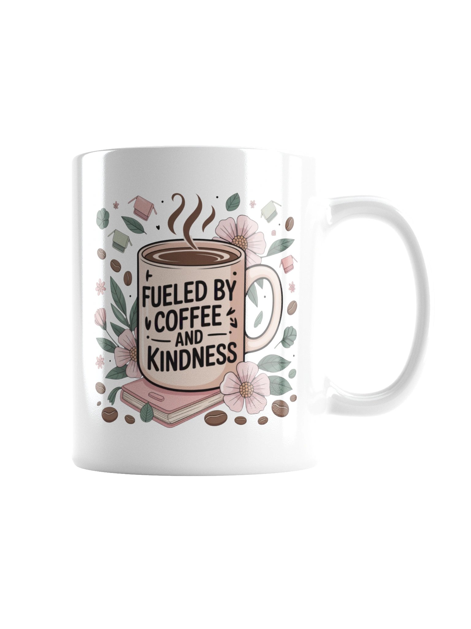 Fueled by Coffee and Kindness Mug – Motivational Gift for Teachers product image (9)