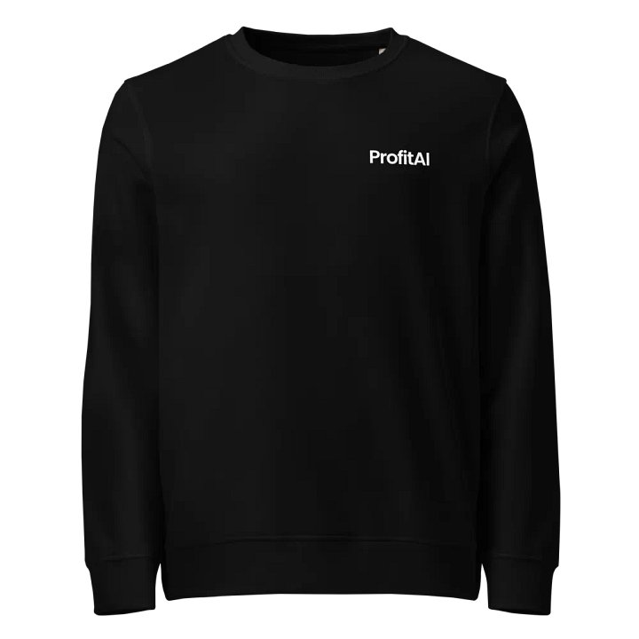 ProfitAI Unisex Crewneck - Black product image (1)
