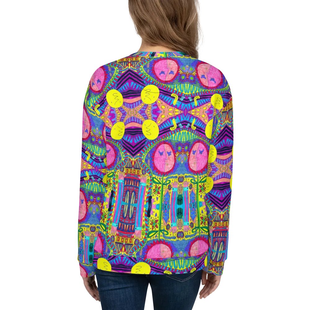 Abstract Surreal Doodle Landscape Mirrored Sweatshirt product image (11)