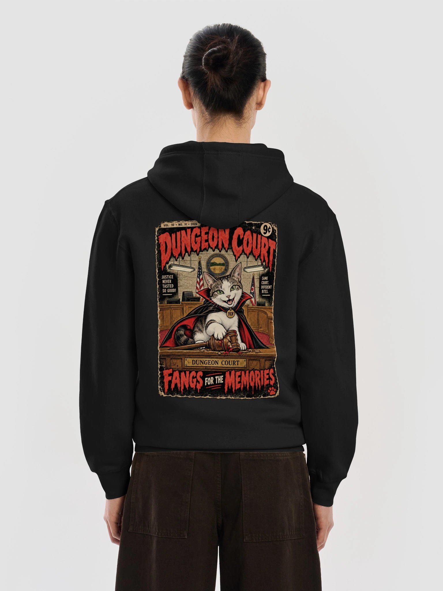 Dungeon Court Fangs For The Memories Zipper Hoodie product image (1)