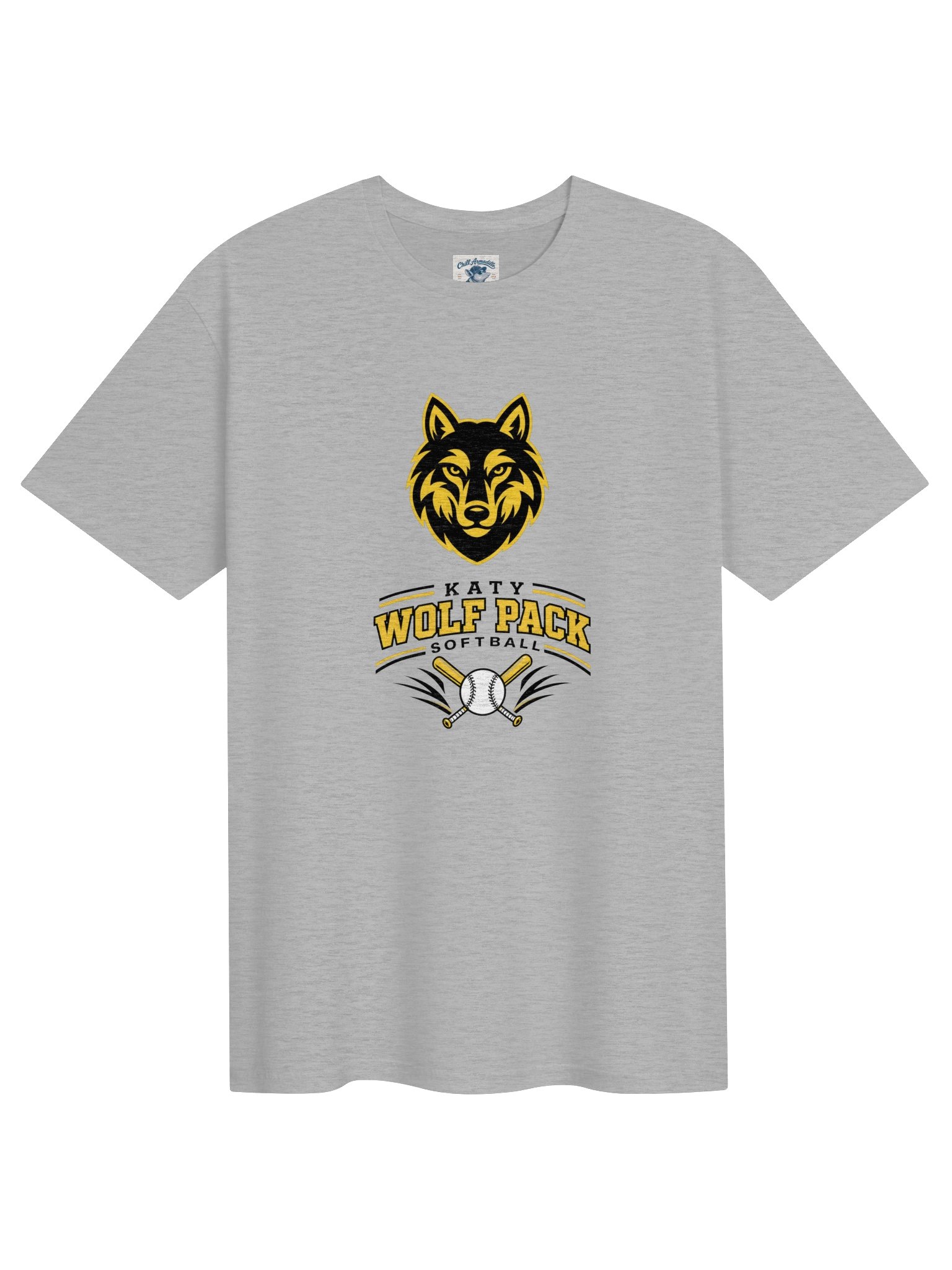 KWP Softball Logo Tee (White or Grey) product image (1)