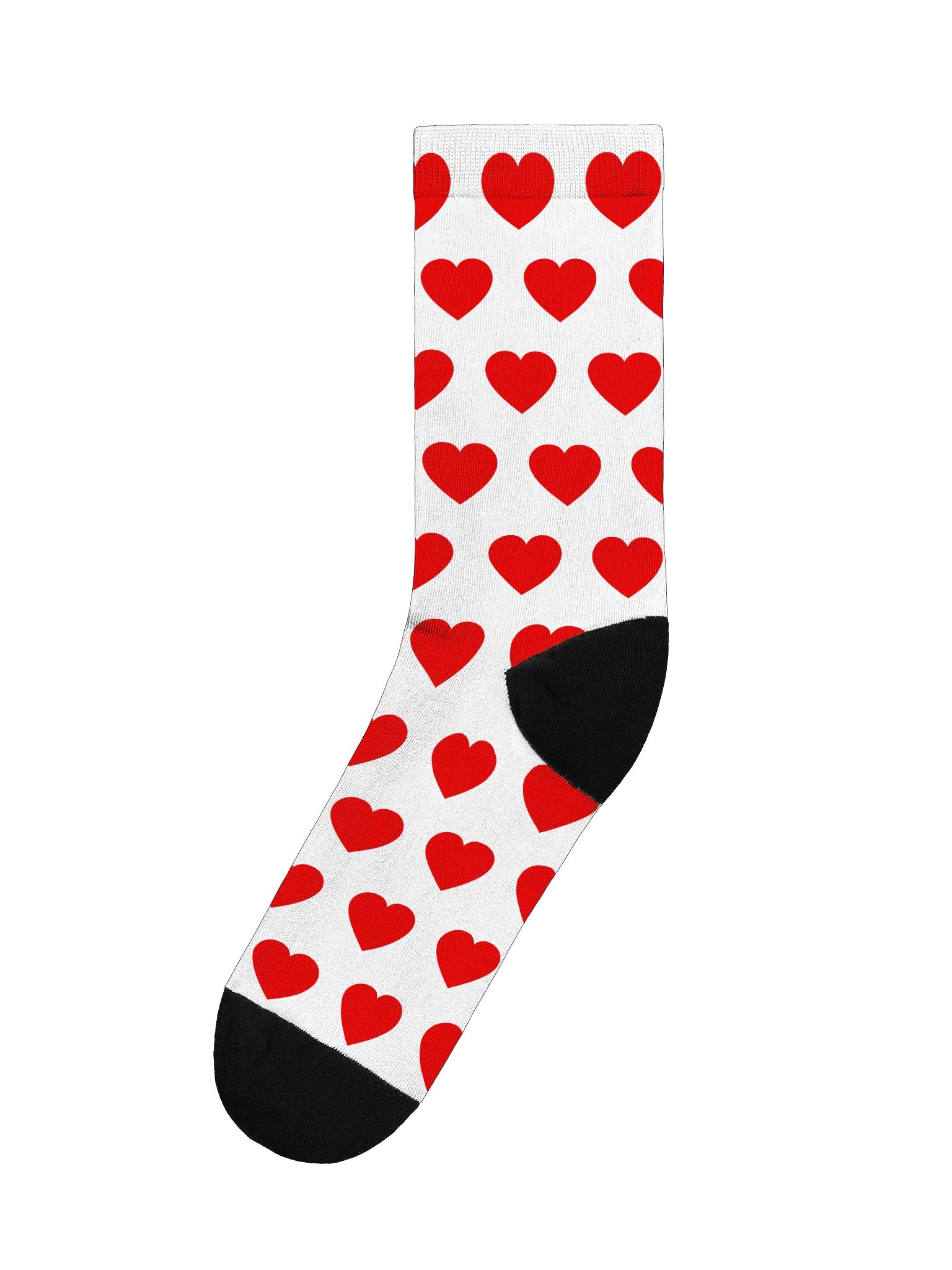 Red Hearts Eco Friendly Crew Socks product image (1)