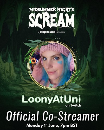 I’m quite excited about this!! Your girl is an official streamer for the #HorrorGameAwards (the awards take place in December...