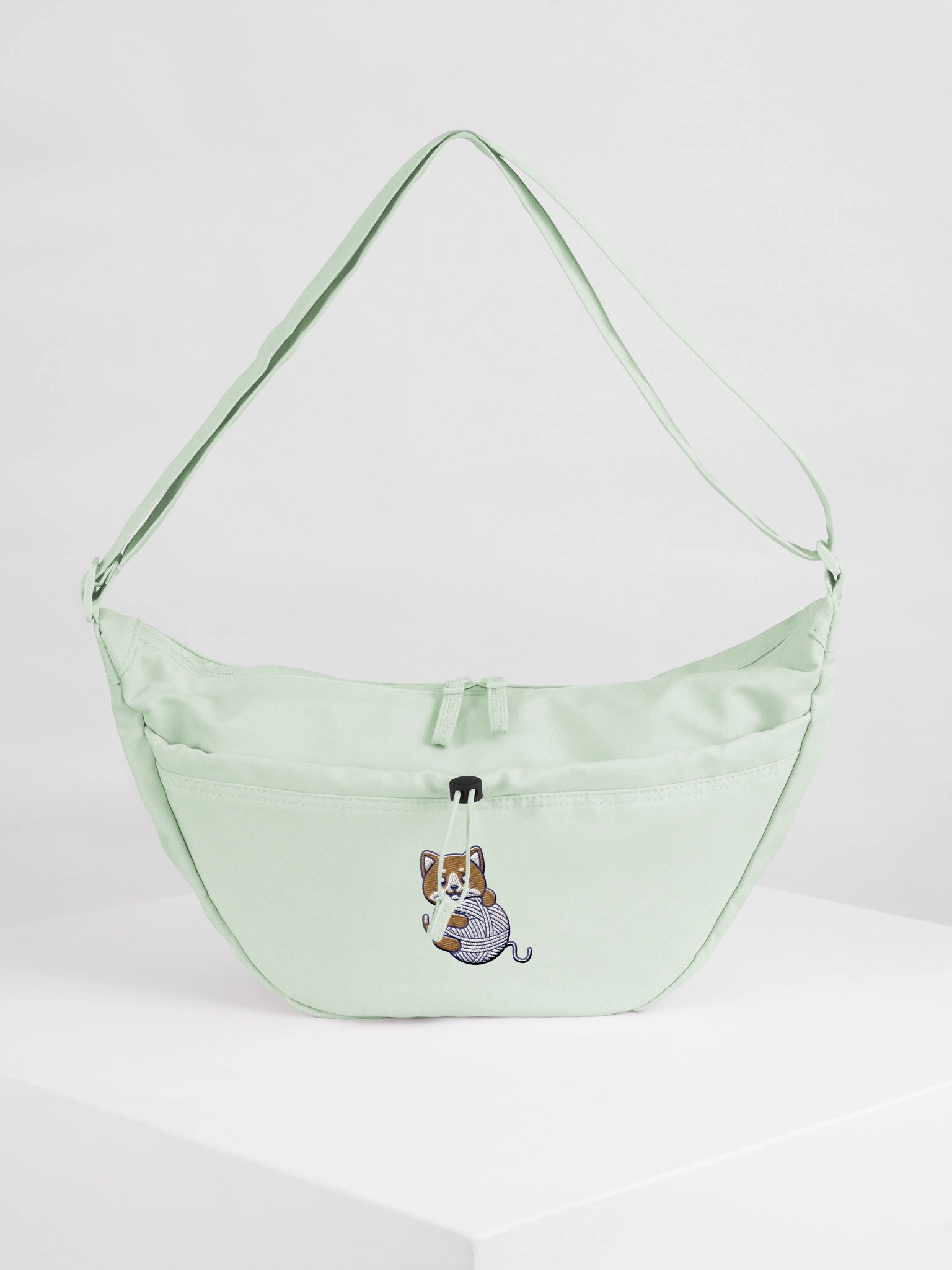 Playful Cat Yarn Crossbody Bag product image (2)