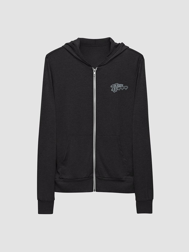 Pixel Heart Unisex Zip Hoodie product image (2)