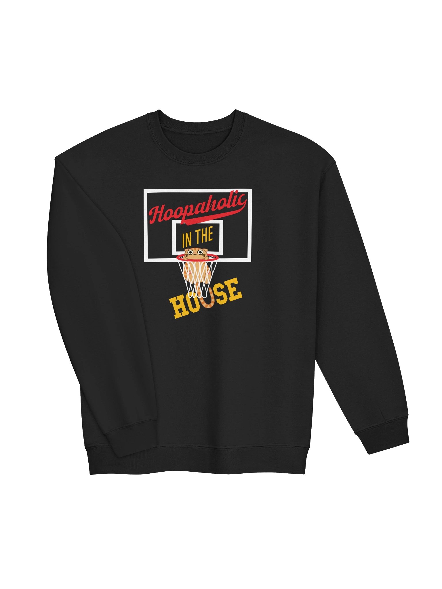 Basketball Cat (Hoopaholic IN THE HOUSE) - Unisex Adult Sweatshirt product image (2)