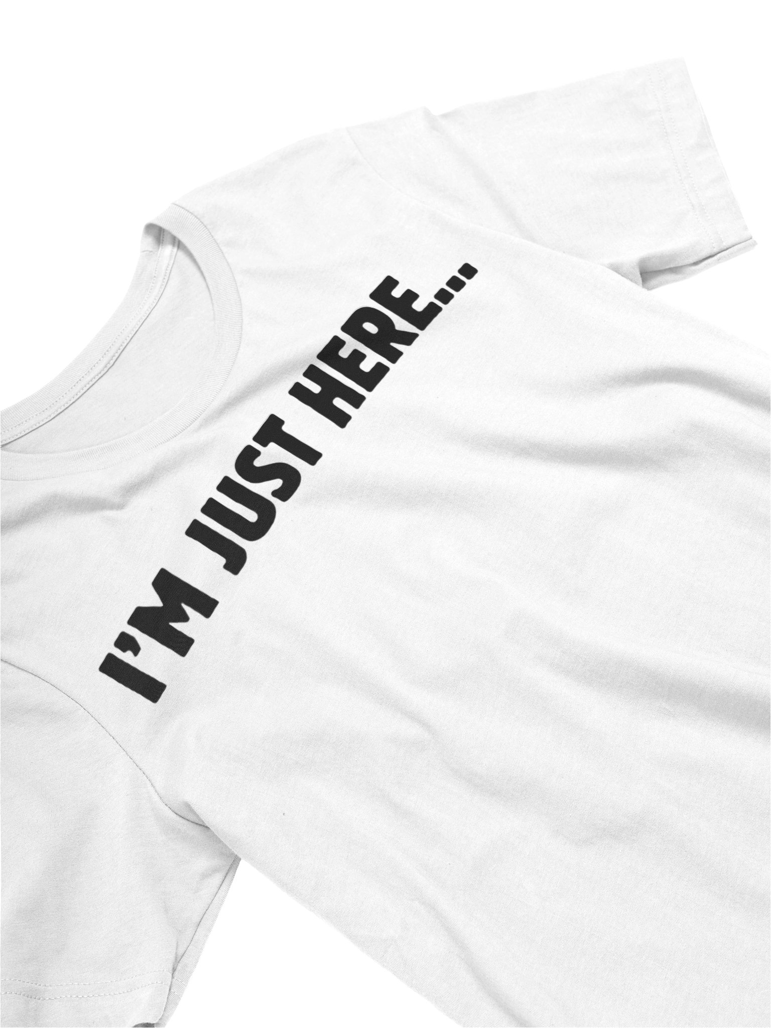 I'M JUST HERE Tee - White product image (3)