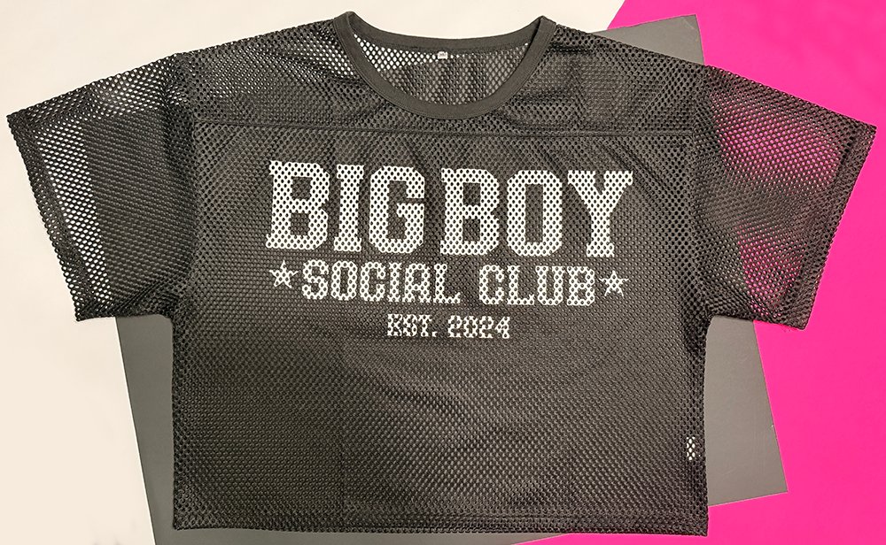 Big Boy Social Club Cropped Mesh Jersey (PRE-ORDER) product image (1)