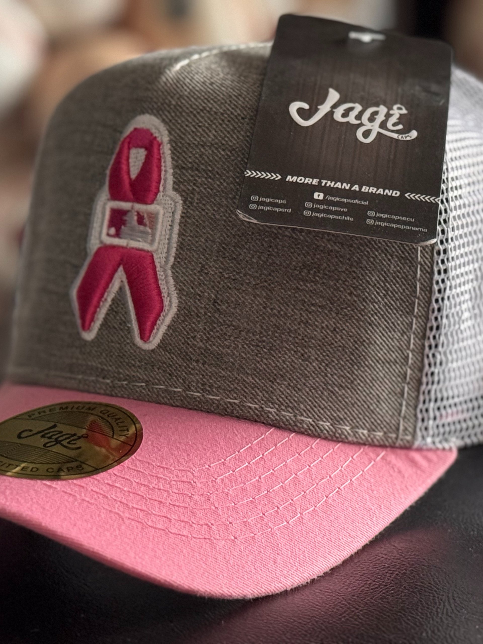 JAGI CAPS PINK RIBBON TRUCKER product image (5)
