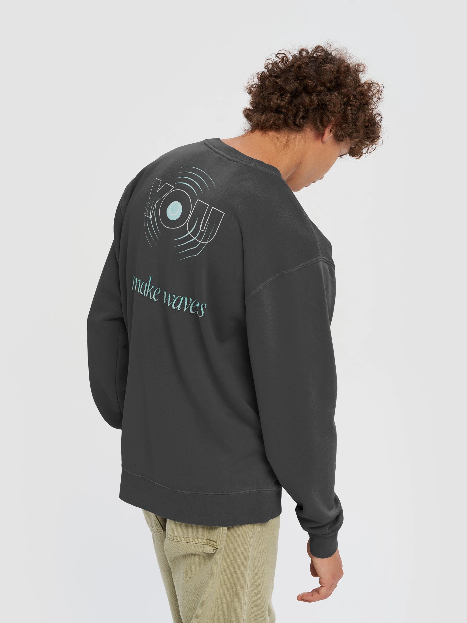 GRIT Neon Glyph Abstract Sweatshirt product image (75)