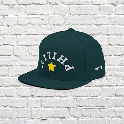 ⭐PHL 1682 Classic Snapback⭐ 

We think this hat color 'spruce' really helps make our embroidery design pop! What's your take?...