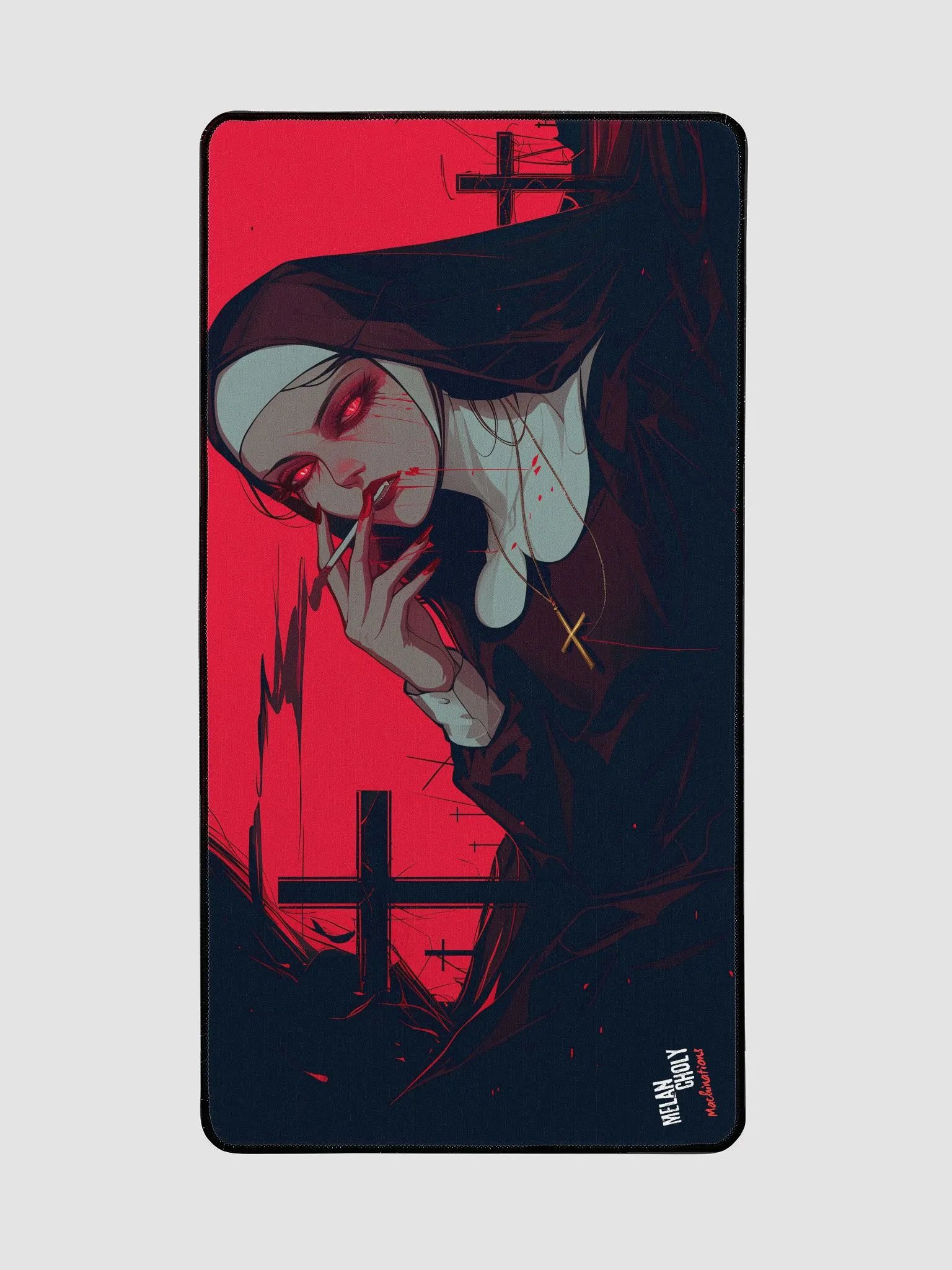 Gothic Nun Desk Mat product image (2)