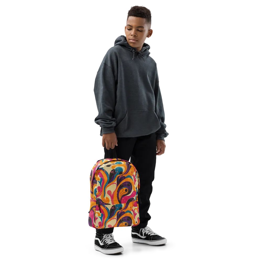 Swirling Dreams All-Over Print Backpack product image (6)