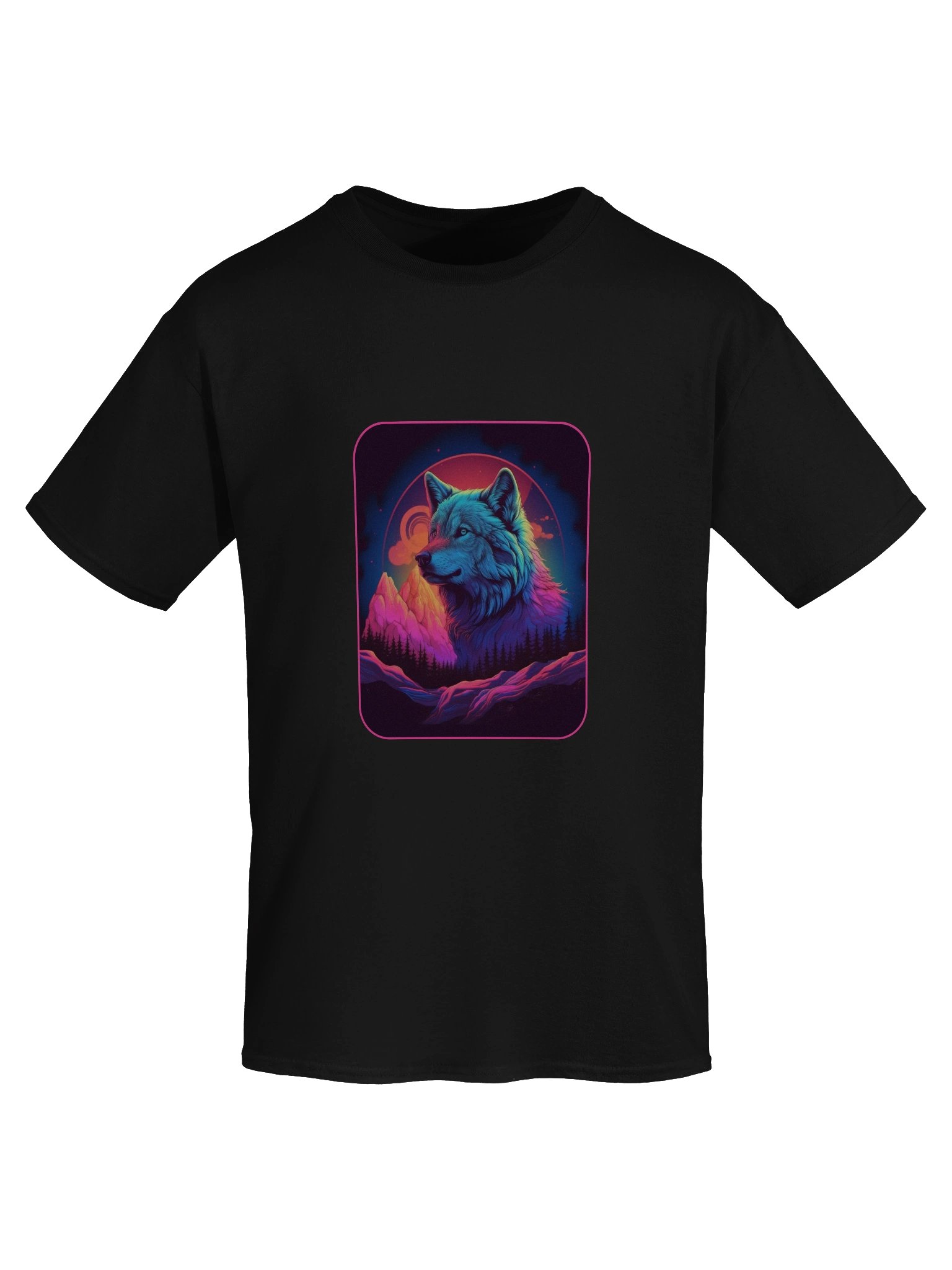 Psychedelic Wolf Dream T-Shirt product image (5)