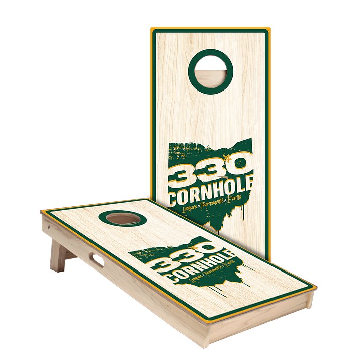 330 Cornhole Medina Mustangs Cornhole Boards and Bags (Local Pickup Only) product image (1)