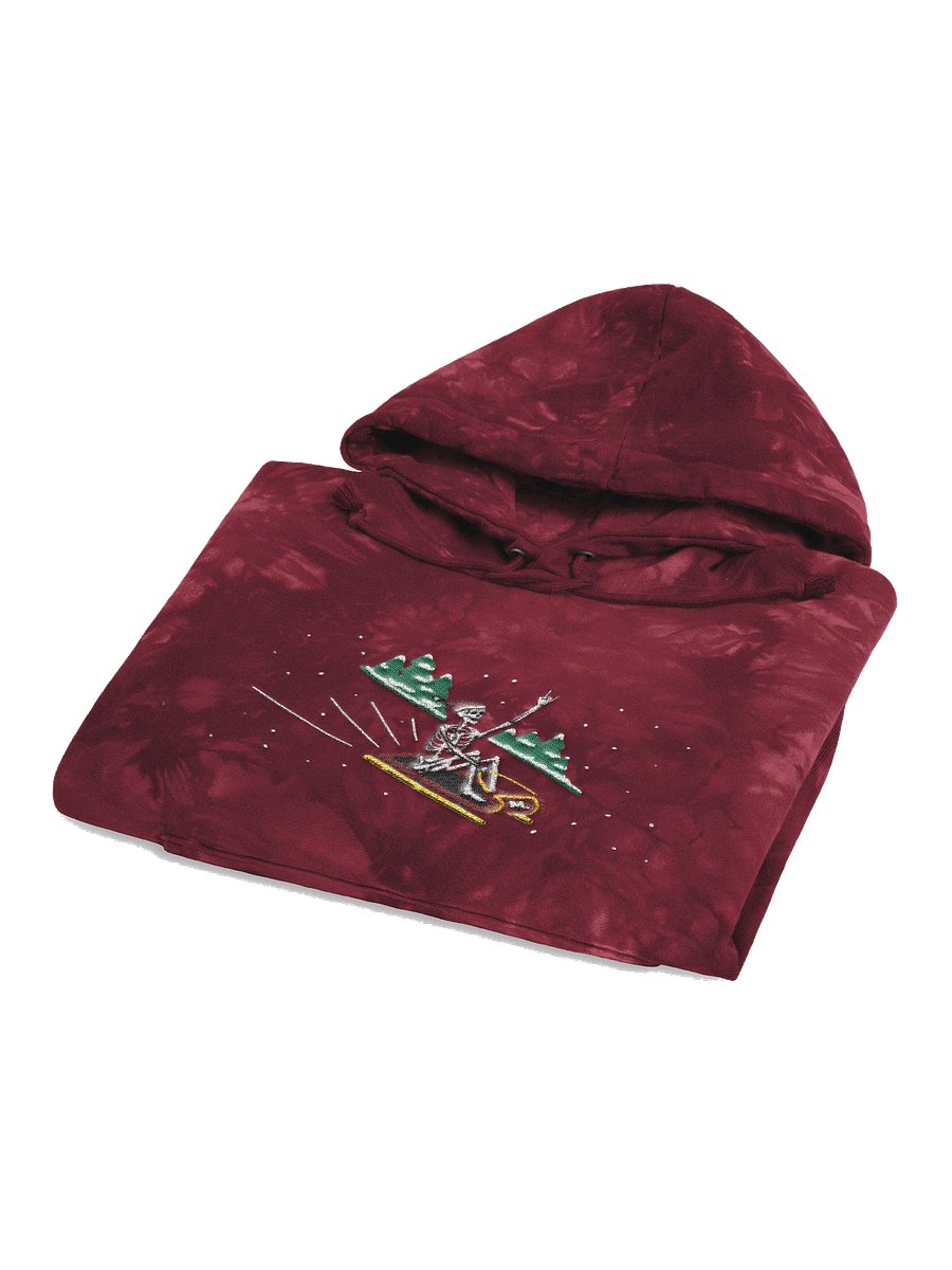 Sledding Skelly Champion TieDye Hoodie product image (1)