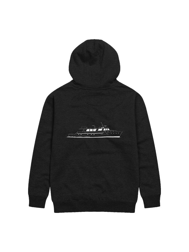 Hoodie – Tangaroa Boat Outline product image (5)