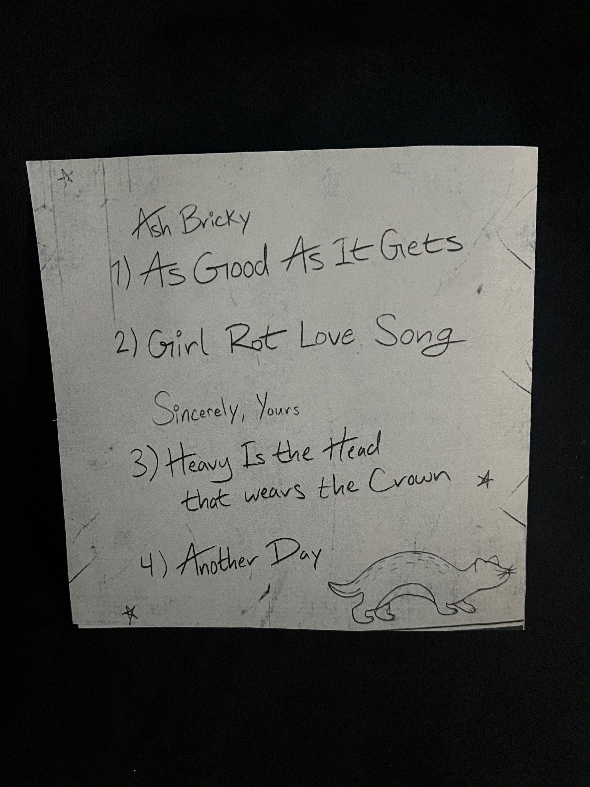 This Is As Good As It Gets! Ash Bricky / Sincerely, Yours Split CD product image (2)