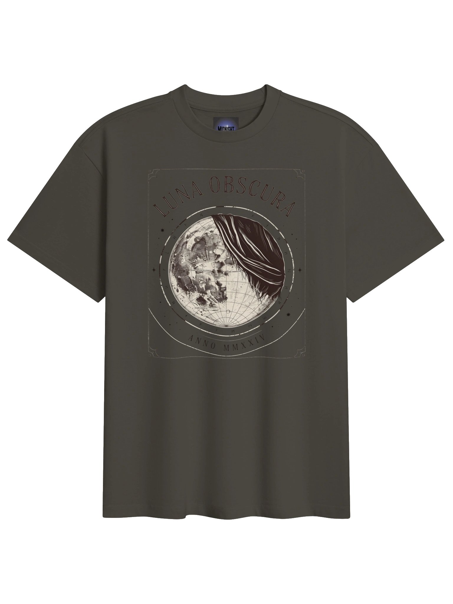 Luna Obscura // Hidden Moon Heavyweight Graphic Tee product image (3)