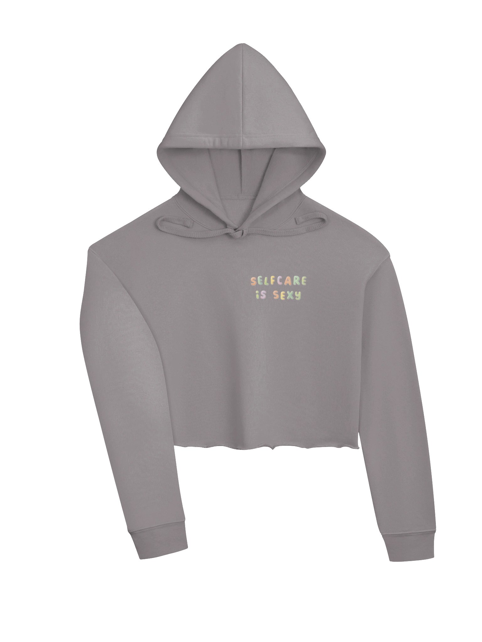 Selfcare Club | Cropped Hoodie | Front print (text only) product image (3)
