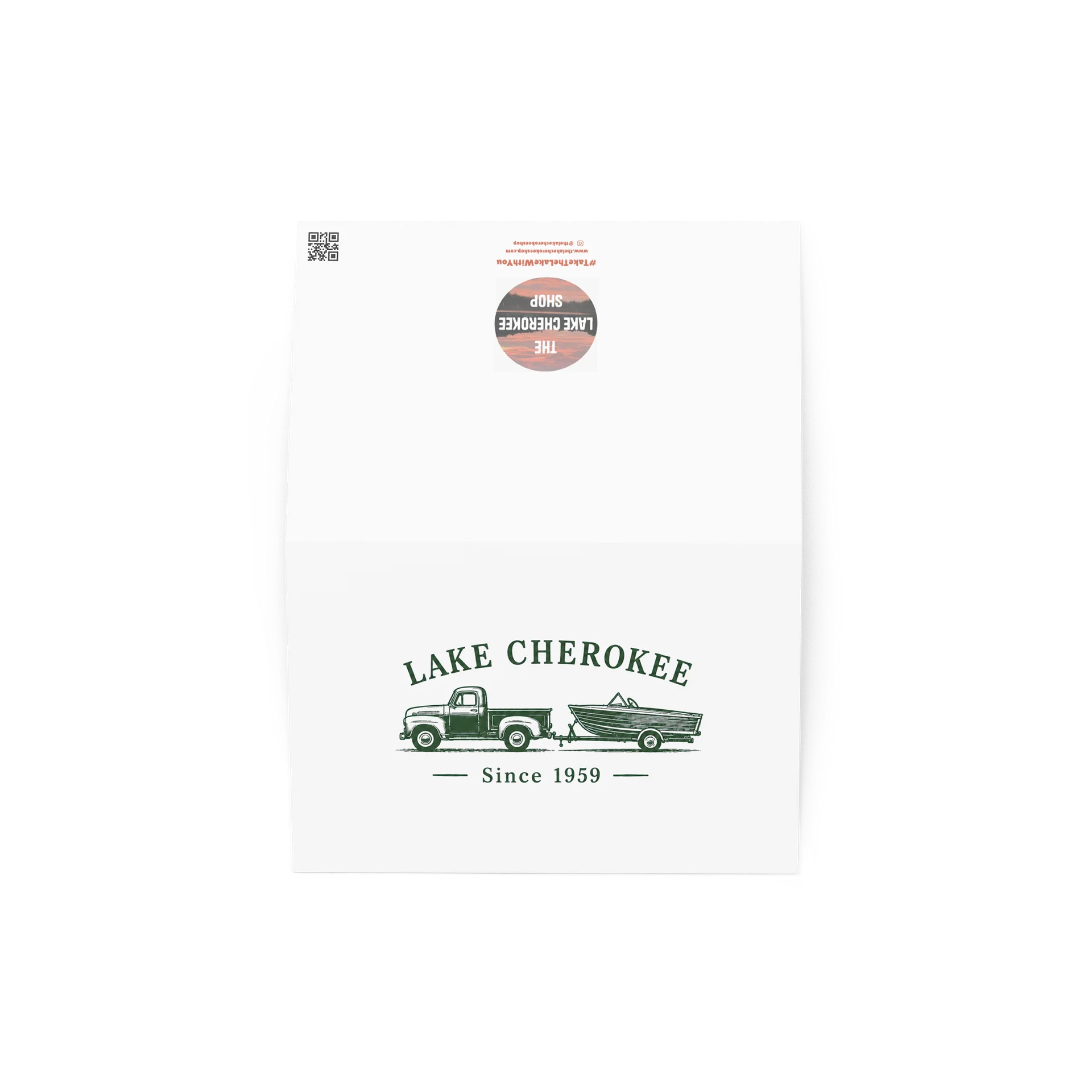 Lake Cherokee Vintage Truck Card product image (2)