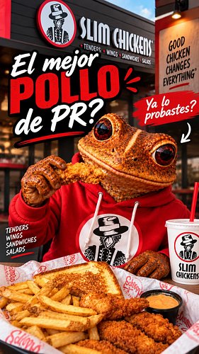 Ya probaron el pollito de Slim Chicken? 

Hice una fila que llegaba al Hiram Bithorn, pero estaba bueno!!! 

Cuanto le diste ...