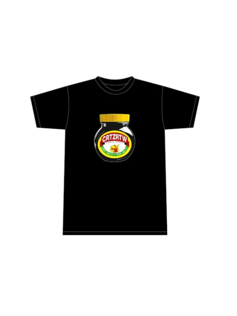 Corteiz Marmite T-Shirt – Black product image (1)