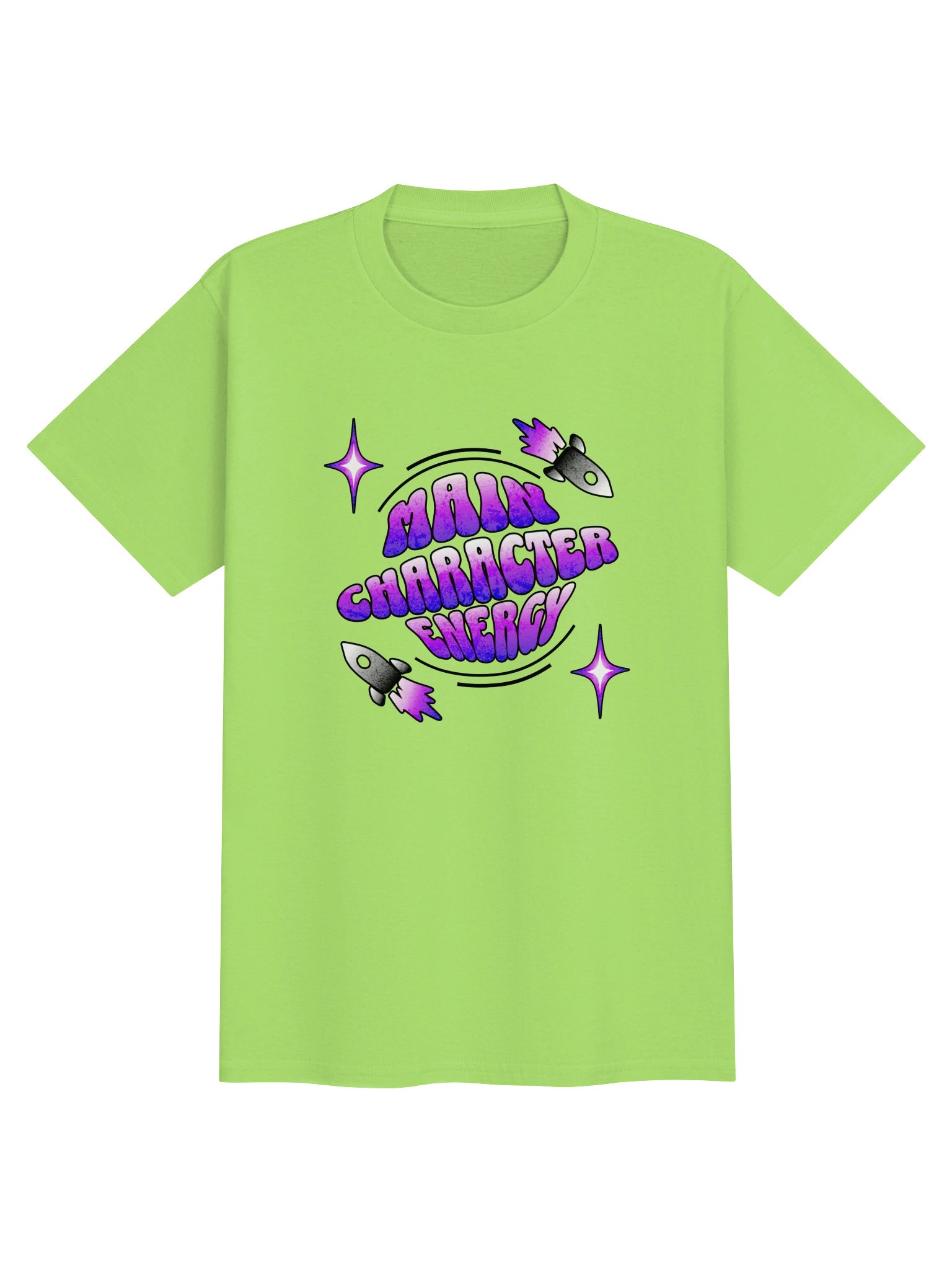 Main Character Energy Space Kids Tee product image (11)