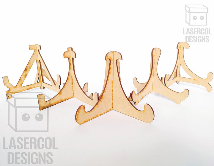 Easel Plate Stand Set 1 - Laser Cut Files product image (2)