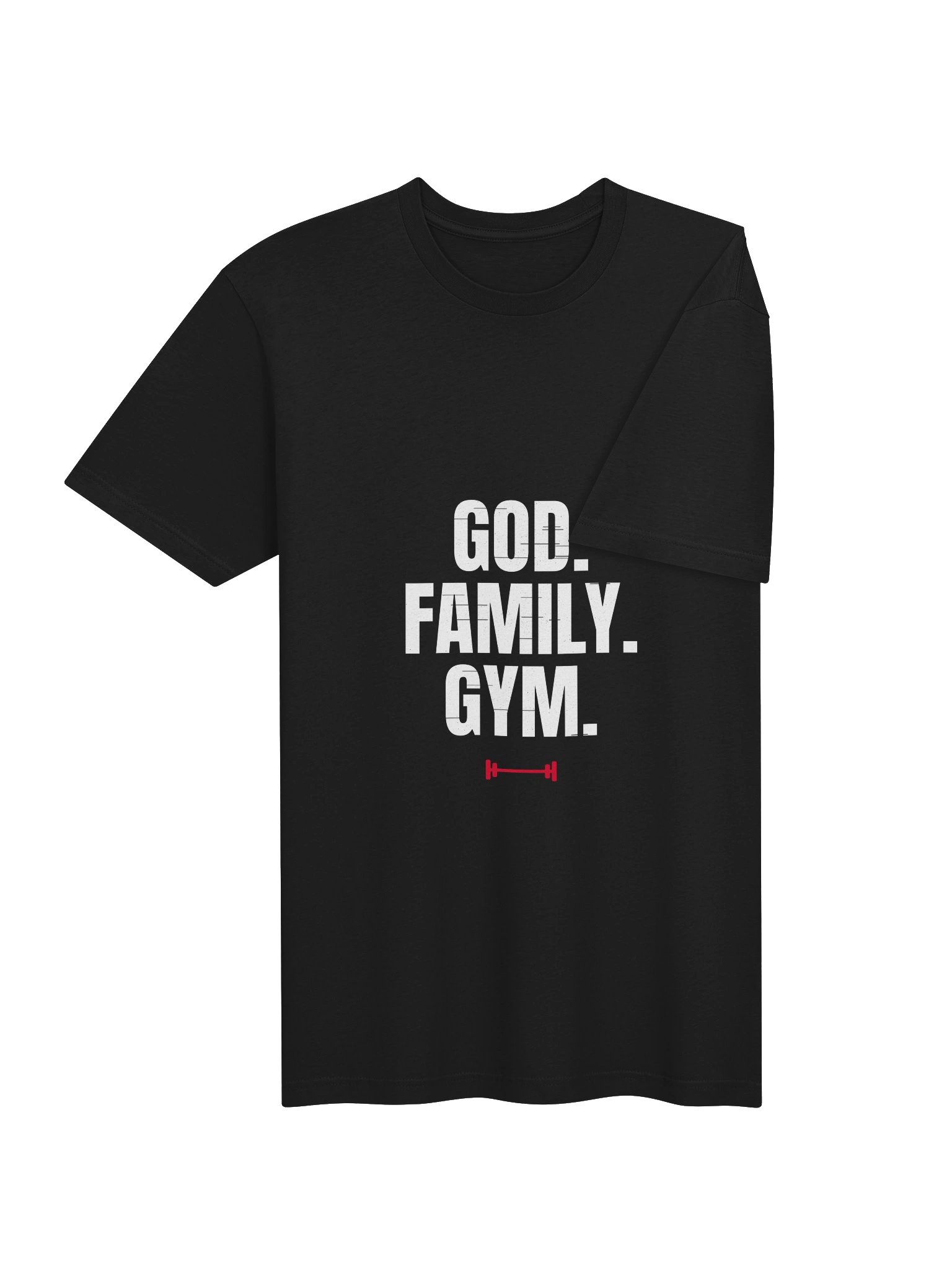God. Family. Gym. — Fitted Athletic Tee product image (4)