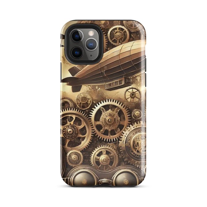 Steampunk Airship iPhone Tough Case - Vintage Industrial Design product image (25)