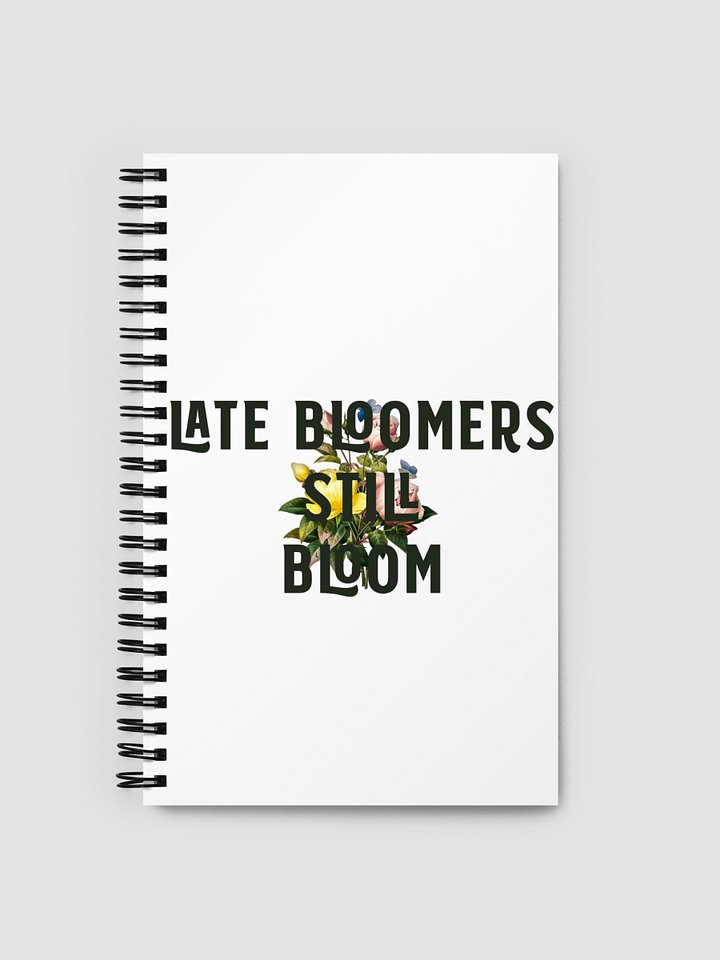 [theGardensStore] Spiral Notebook Latebloomer product image (1)